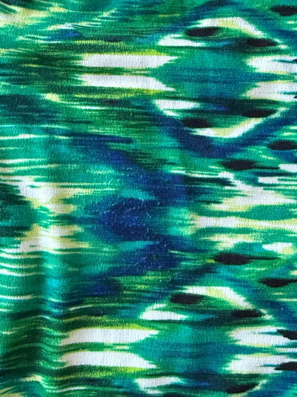 Enfocus Studio Maxi Dress Vibrant Green Blue White V-Neck Sleeveless Size 10